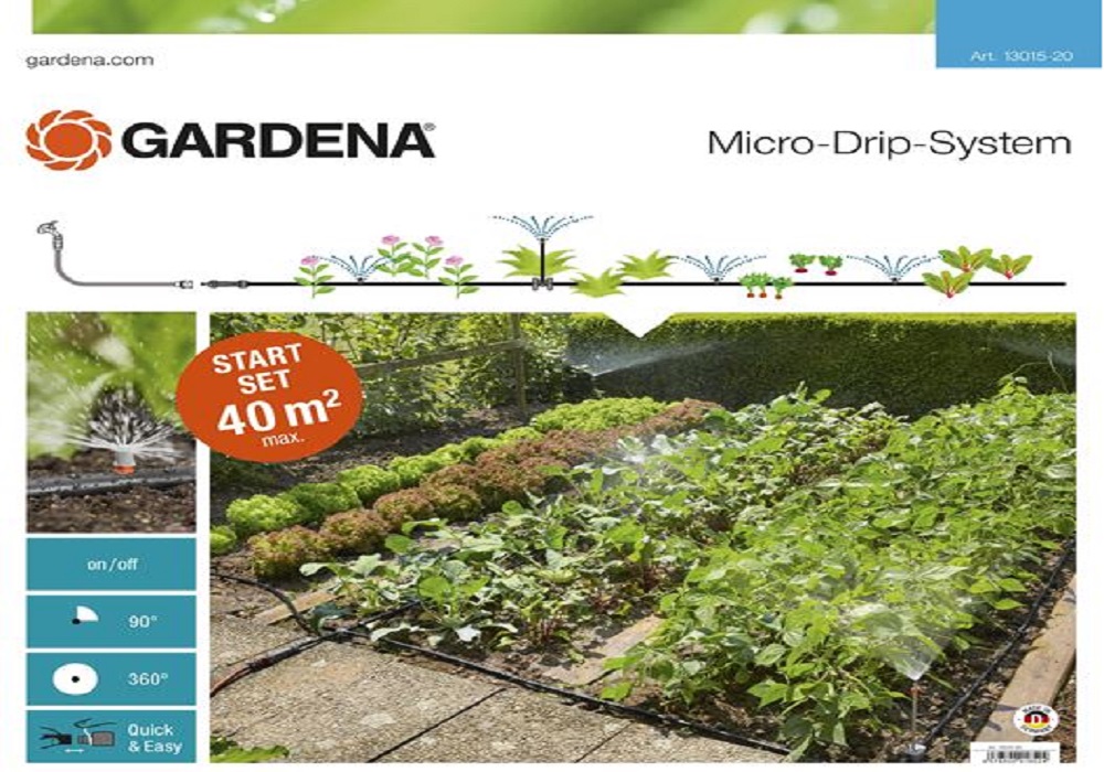 Gardena "MDS" kompl. 40m² plotams/ lysvėms